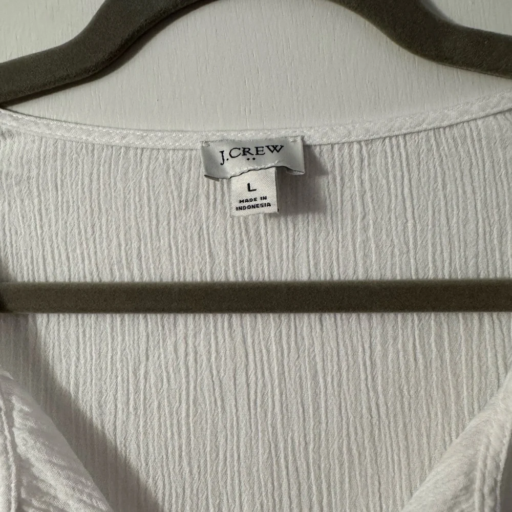 J. Crew Fringe Beach Tunic Cotton Cover-Up - Picture 6 of 7